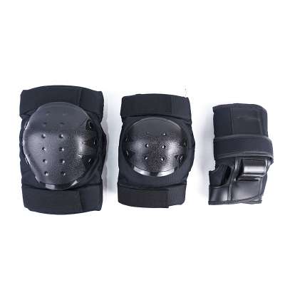 High Quality custom  Black  Adjustable Skateboard Protective  Gear  with PP Shell