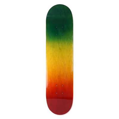 Custom Professional Blank Stained Three Color 7 Ply Hard Rock Canadian Maple Skateboard Deck