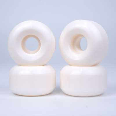 New Shape 54MM 83B Durometer Blank Skateboard Wheels with 85% High Rebound