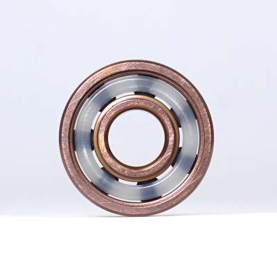 High Performance 608 RS Rose Golden Skateboard Bearings with Si3N4 Ceramic Balls