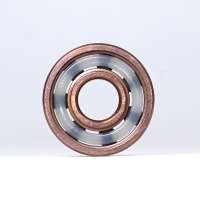 High Performance 608 RS Rose Golden Skateboard Bearings with Si3N4 Ceramic Balls