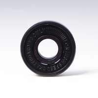 Custom 608RS Chrome Steel skateboard Bearings with engraved logo on retainer