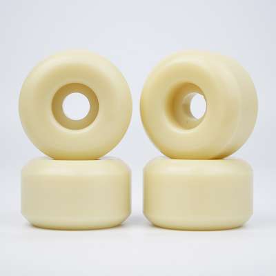 New Formula 104A Hardness High Rebound Natural Color Concial Shape Skateboard Wheels In 52mm Size