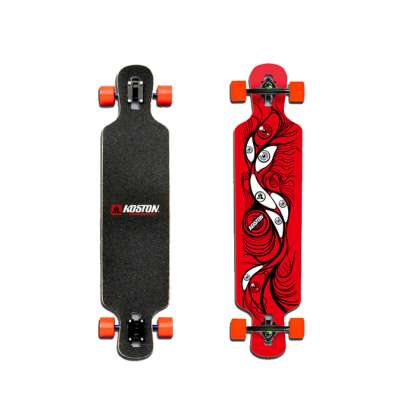 KOSTON Pro 8ply Canada maple drop through longboard completes , completed longboard for carving and cruising purpose