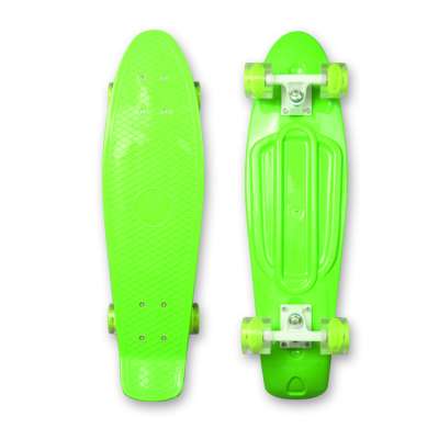 22 Inch Custom  Mini Cruiser Plastic Skateboard Complete for Beginners