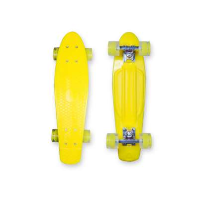 22 Inch Cheap Cruiser Plastic board complete with 4 skateboard wheels