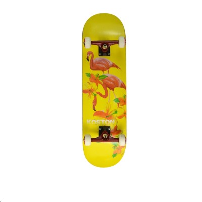 Hot sell pro level completed skateboard, Quality 7ply Canadian maple deck made by leading factory in China