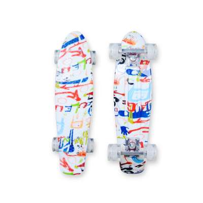 Colorful Plastic Mini Skateboard Complete with 22inch