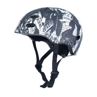 CE skating ABS shell fashion helmet with adjustable size system for adults