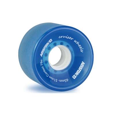 KOSTON 65mm Cruiser Longboard Wheels With Clear Blue Color