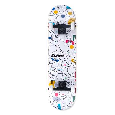 Elans Sports Complete Skateboards For Teens With 80S Grip Tape