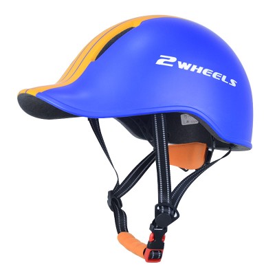 One-piece brim Pc shell riding scooter helmet with high quality covered lining